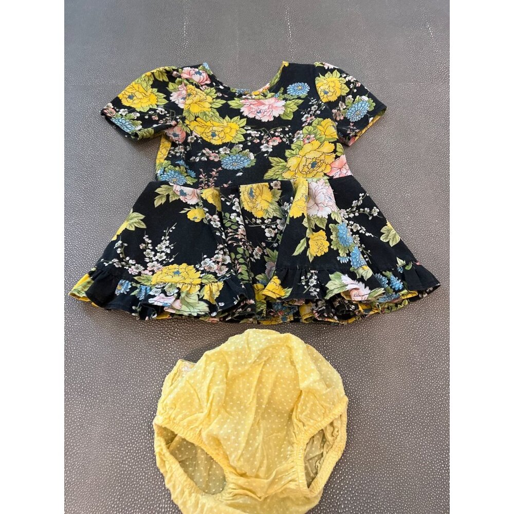Numi Dress With Bloomers Vintage Fabric 2T VGUC